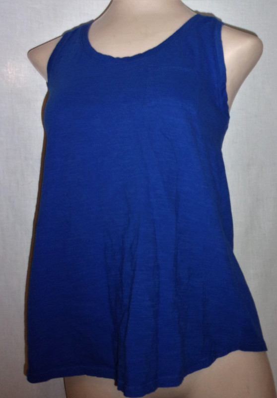 Women's Royal Blue Tank Top w/ Small Pocket by MERONA sz XS