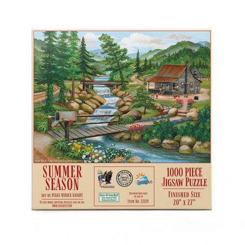 SunsOut Summer Season 1000 pc Jigsaw Puzzle - Picture 3 of 5