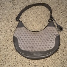 Dooney Bourke Signature Canvas Hobo Shoulder Bag