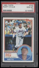 1983 Topps - Rusty Staub - #740 New York Mets PSA 10