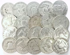 *MIXED DATE FRANKLIN HALF DOLLAR LOT* *20 COINS* NR #P2893