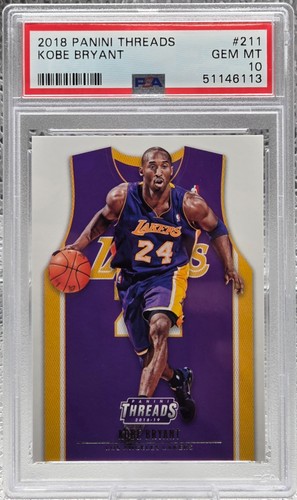 2018 Threads ~ KOBE BRYANT Rookie Card PSA 10 GEM MINT