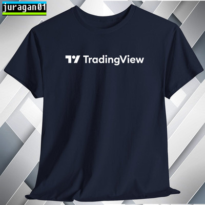 Trading View Simple T-Shirt Black Navy White Grey Red Orange Choco Size S to 5XL