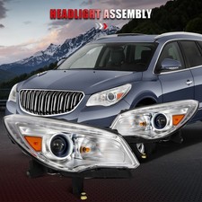 For 2013-2017 Buick Enclave LED DRL Headlights Assembly Pair Left + Right Sides