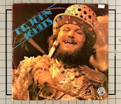Dr John 16 Greatest Hits Vinyl LP Original 1976 Trip Records Press TOP-16-1
