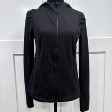 Yogalicious Women's Long Sleeve Full Zip Up Hoodie Jacket Size Small