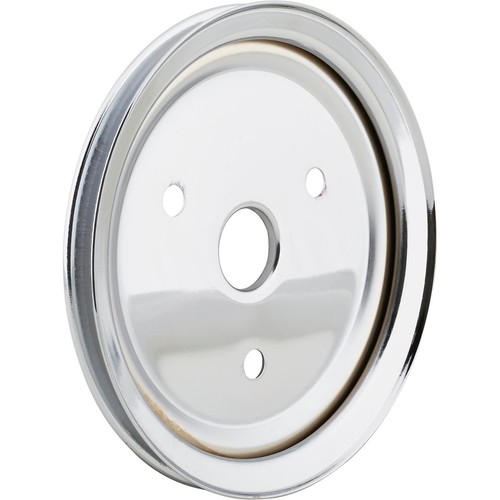 Single Groove Lower Pulley, Short Water Pump, Fits Chevy 1955-68 Small Block