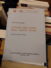 Grechi attualità nella storia della colonna infame incisioni di Bruno Caruso
