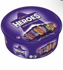 Cadbury Heroes Chocolate Tub 550g Gift Pack Birthday Christmas Halloween