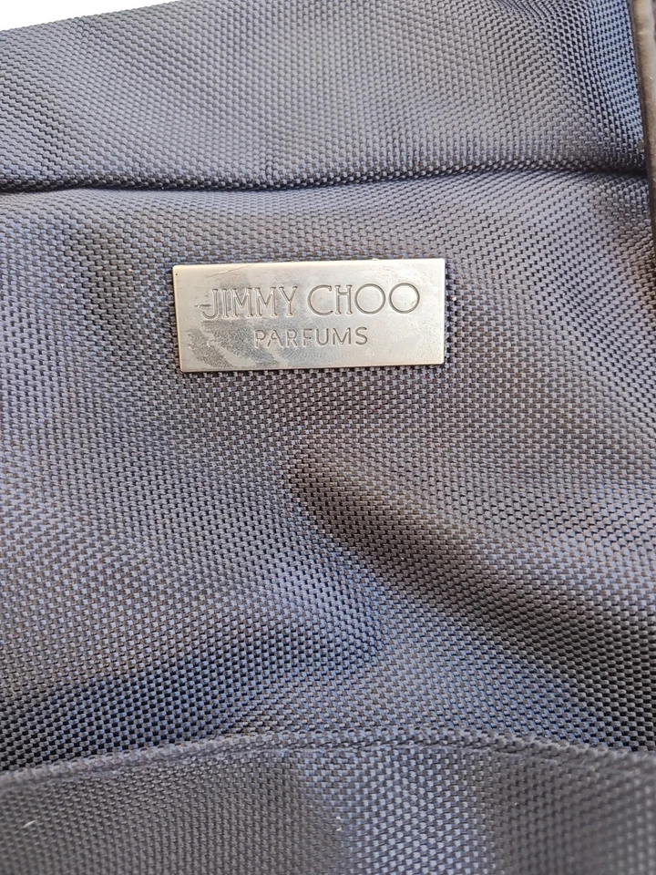 Bolsa de viagem Jimmy Choo azul marinho com alça de ombro - Imagem 2 de 4