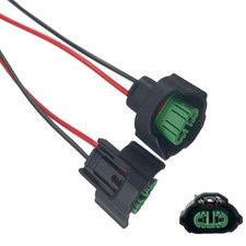 2pcs Wire Pigtail Female C H11 Harness Head Light Low Beam Bulb Plug