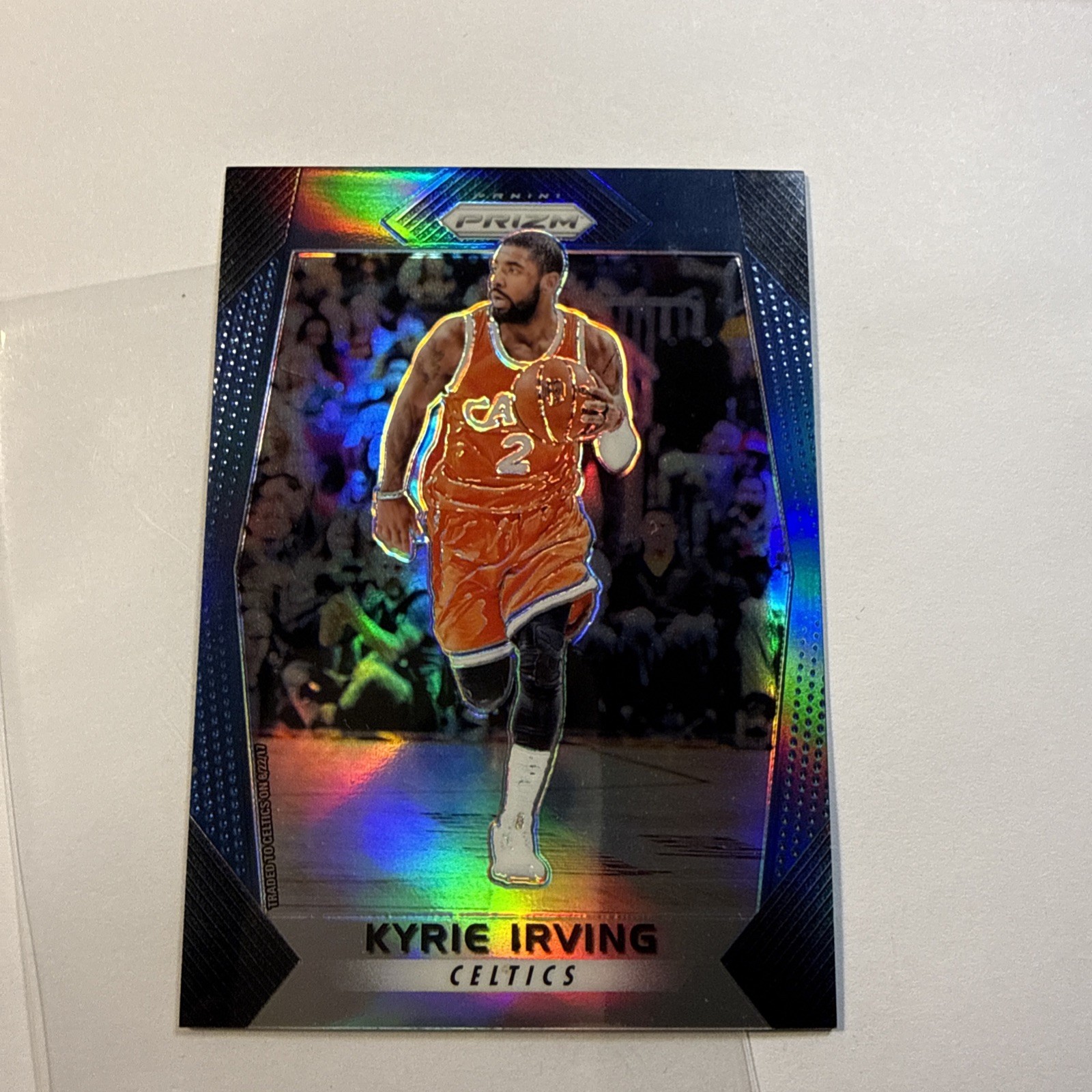 2017/18 Panini Prizm Kyrie Irving #/199 Blue Cleveland Cavs Basketball #192
