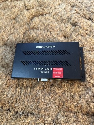 SnapAV Binary 4K Ultra HD HDBaseT Extender B-540-EXT-330-RS-IP Receiver Only