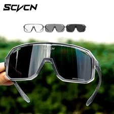 Photochromic UV400 Cycling Sunglasses Outdoor Sports Men Women Road Bike Eyewear