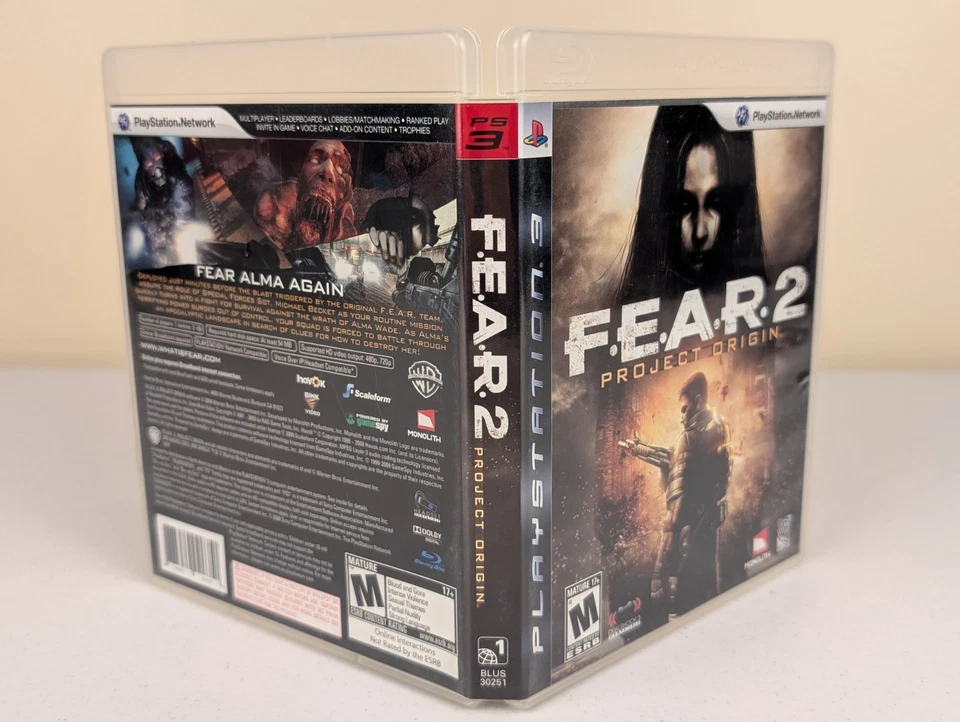 F.E.A.R. 2: Project Origin (PlayStation 3 PS3)➡️No Manual -Tested- Excellent 📀 - Image 4 of 4