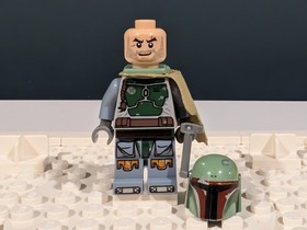 LEGO Star Wars Boba Fett Minifigure with Green Pauldron SW0396 9496 Desert Skiff