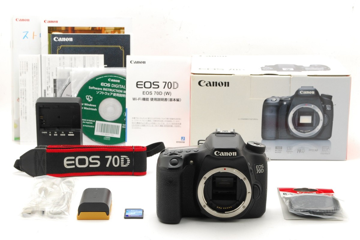 MINT in Box] Canon EOS 70D 20.2MP Digital SLR Camera Body