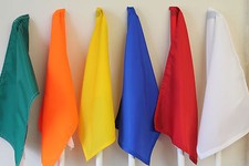 Quality Nylon Golf Flag 450mm x 300mm Tie On . Also suitable for other sports