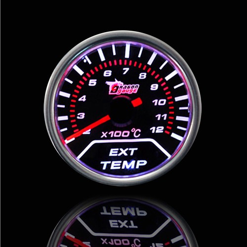 2" 52mm Boost Vacuum Water Oil Temp Press Volt Tacho EGT Air/Fuel Gauge Meter W8 - Picture 16 of 19