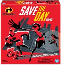Disney Pixar The Incredibles Movie Save The Day Kids Family Board Game Age 6+