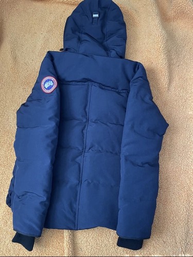 NEW Canada Goose Mens MacMillan Jacket Parka Fusion Fit Navy XS Extra Small - Picture 9 of 10