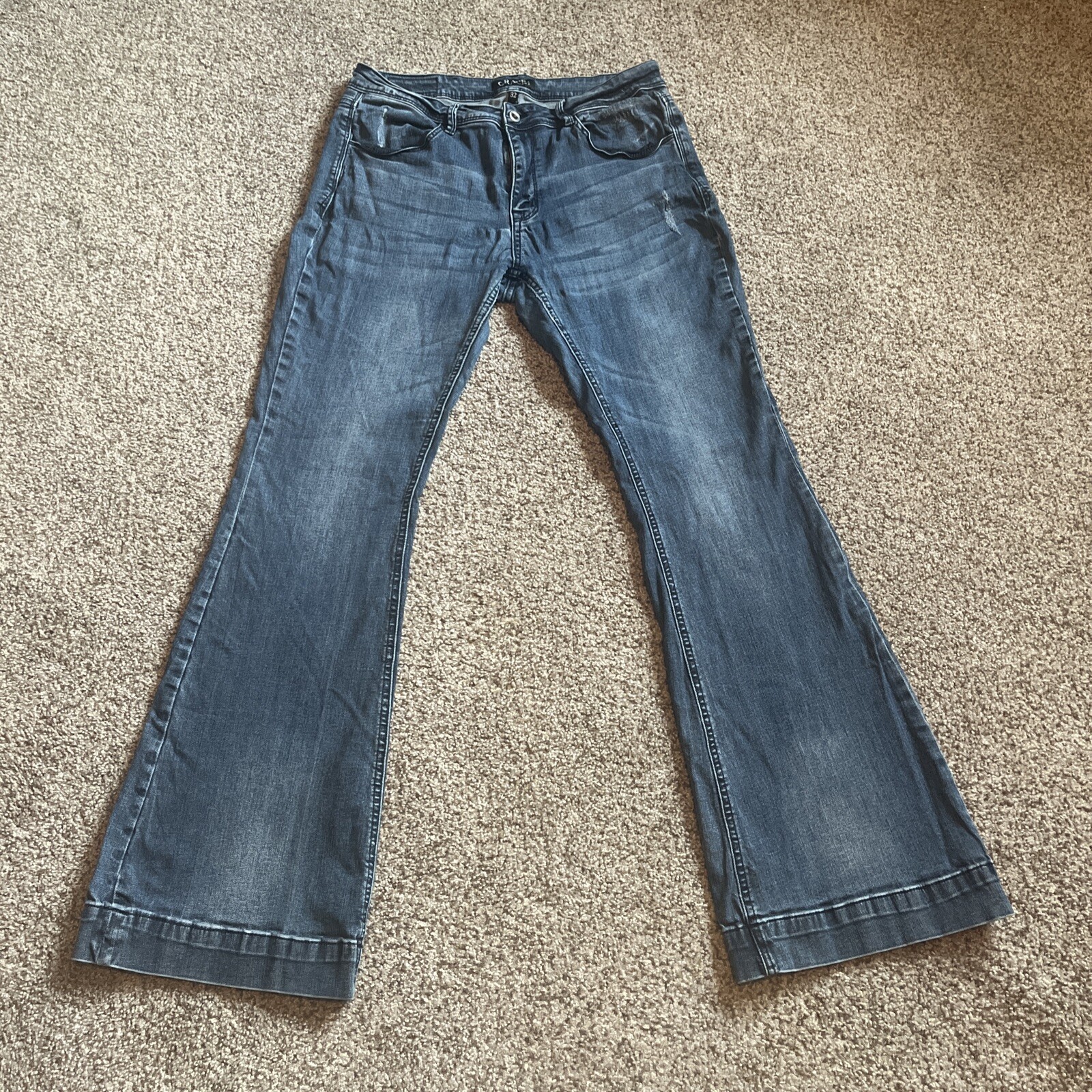 Grace in LA Blue Jeans Size 32 Flared Leg Bootcut Womens 32 X 32