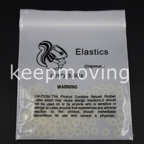 1er-Pack Zahnkieferorthopädische Gummibänder Ortho Elastics Latex Zahnspangen 3,5/5,0/6,5 Unzen - Bild 15 von 48