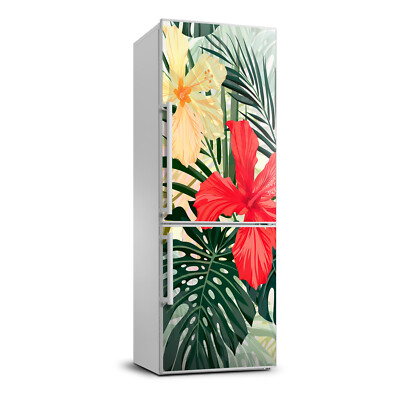 3D Fridge Wall Kitchen Removable Sticker Magnet Flowers Hawaiian ...