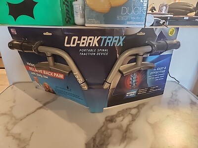 Lo-Bak Trax Portable Spinal Traction Device Stretch Decompress Back Pain Relief