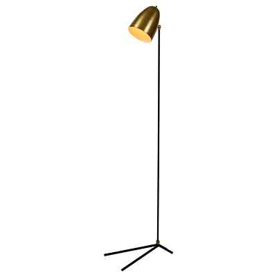 Italian designs Brass and Metal Floor Lamp Mid Century Style Handmade by H D