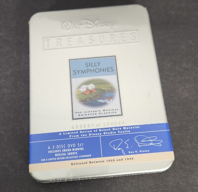 Walt Disney Treasures Silly Symphonies DVD Limited Numbered Tin