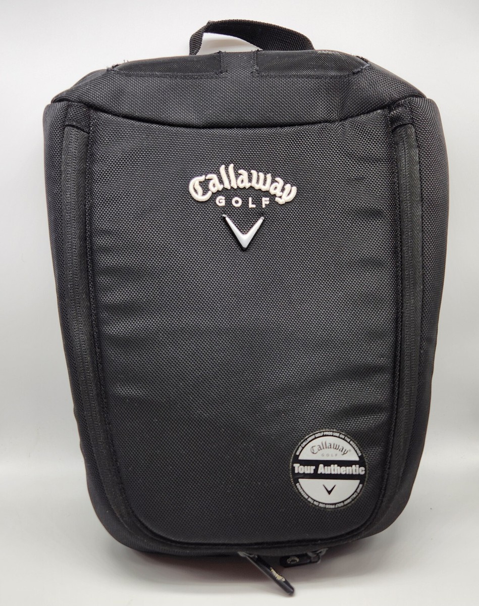 Callaway Golf Shoe Bag Vented w/Shoe Divider Black Logo