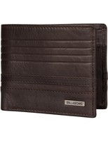 Billabong Phoenix Snap Leather Wallet In Chocolate Z5lw03-92 Billabong Phoenix Snap Leather Wallet In Chocolate Z5lw03-92