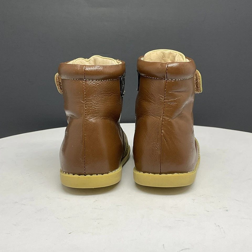 Livie & Luca Botas Niños 4 Niños Pequeños Gaffer Botines Marrón Negro Cuero Foto 3 de 4