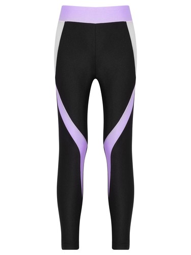 Girls Colorful Pants Leggings Toddlers Performance Metallic Bottoms Dancewear - Picture 37 of 38