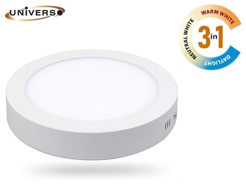 PLAFONIERA LED SOFFITTO ROTONDA 24W BIANCA COLORE LUCE SELEZIONABILE 3 IN 1 - Foto 2 di 4
