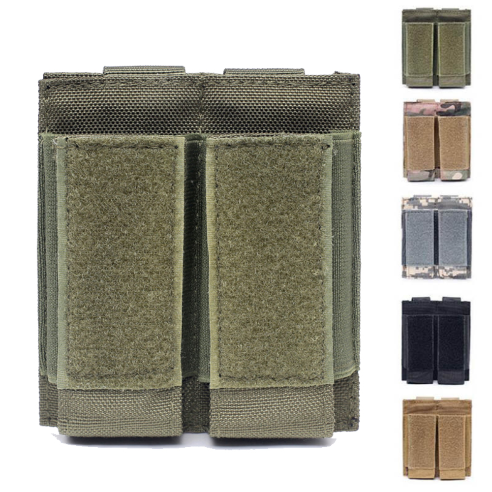 1000D Tactical Molle 9mm Magazine Pouch Military Pistol Double Mag Pouch Holster