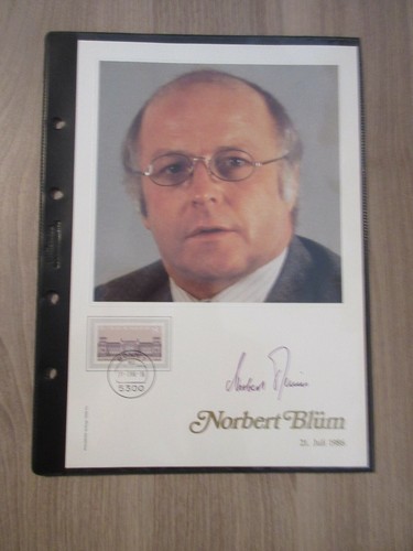 Norbert Blüm original Autogramm Philswiss limitierte Auflage / Politik - Bild 1 von 2