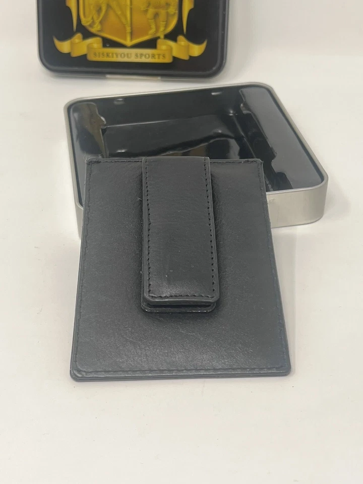 Siskiyou Sports Colorado Buffaloes Black Leather Magnetic Money Clip Card Wallet - image 4 of 4