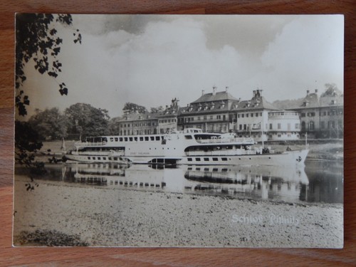 Dampfer Ernst Thälmann Schloß Pillnitz Elbe Foto Casper. Schifffahrt AK1259