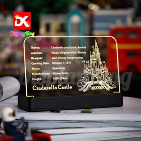Display King - LED display plaque for Lego The Disney Castle 71040 (NEW)