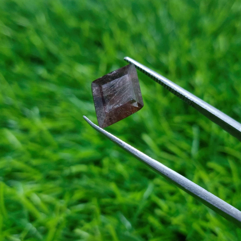 2.8 Carats Fancy Shape Step Cut Wenge Color Natural Axinite Gemstone - Image 3 of 4