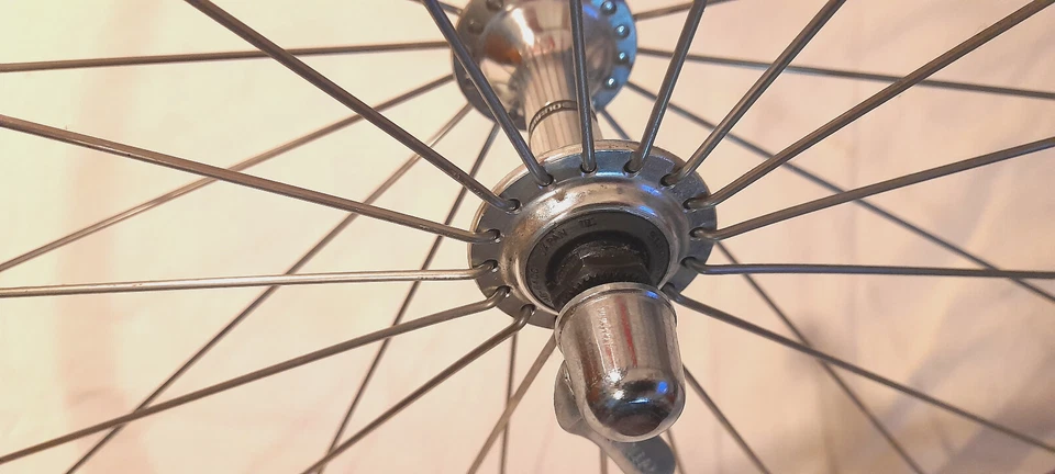 Vorderrad Triathlon Vintage, 571mm, Rigida/Shimano 600, fast wie neu !! - Bild 3 von 4