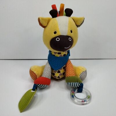 Skip Hop Bandana Buddies Activity Teething Multi-Sensory Rattle Texture  Giraffe