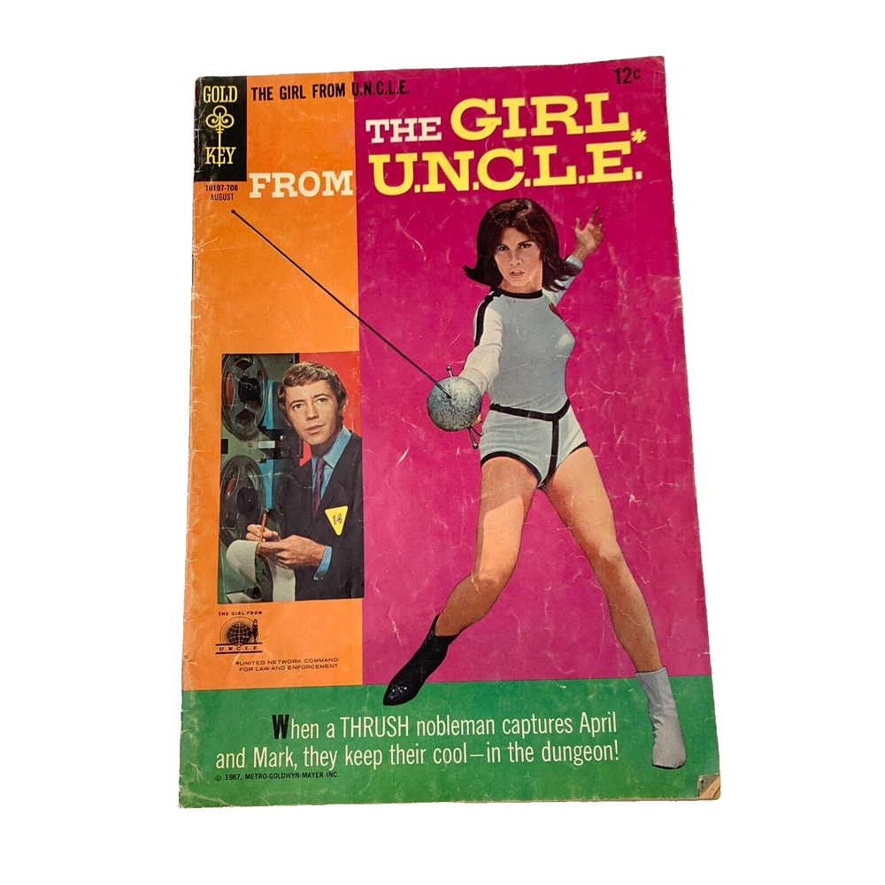 Vintage 1967 The Girl From U.N.C.L.E MGM Comic Book
