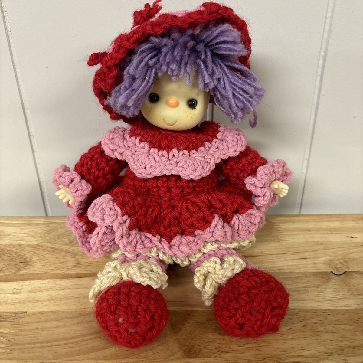 Handmade Knitted By Hook, By Hand: Knitted Dolls By Fiona McDonald - Main Image