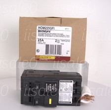SQUARE D HOM225GFI 2 polos 25 amperios falla a tierra disyuntor NUEVO CANTIDAD FL STK