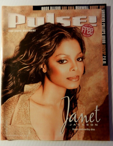 JANET JACKSON Pulse Magazine June 2001 TOWER RECORDS Pop ROCK R&B Blues etc.