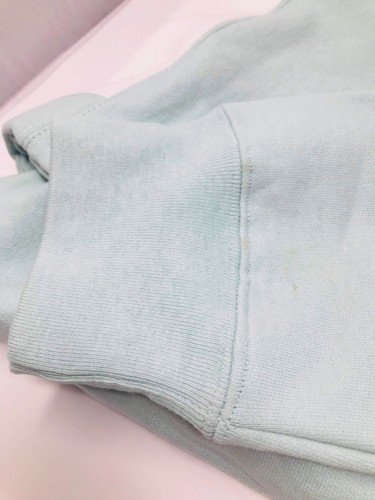 Supreme Blocked Hooded Sweatshirt Hoodie Ice Blue Size XL - Picture 4 of 4