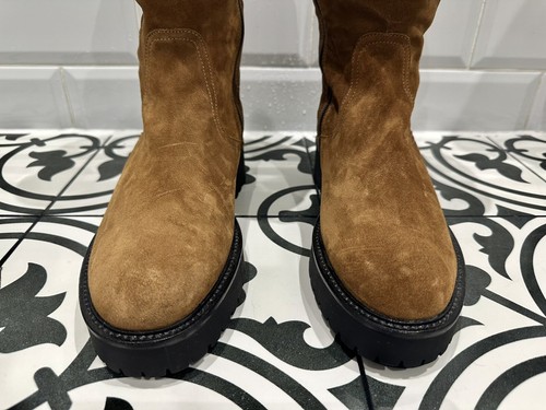 Celtic & Co Women’s Suede & Sheepskin Calf Boots UK Size 8 EU 42 NEW - Picture 4 of 15